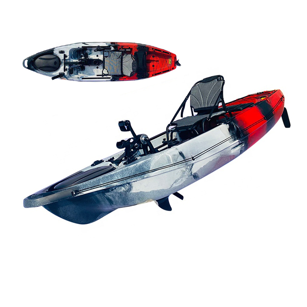 Fishing Kayak Sit In - 핫세일 12피트 해양 카약 페달 드라이브