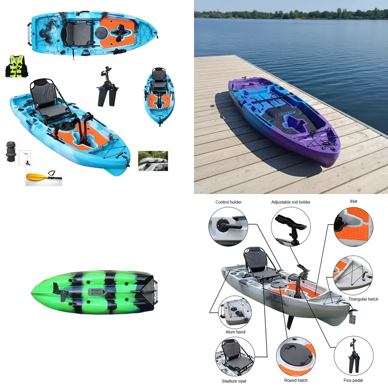 Fishing Kayak Sit In - 바이킹 오션 싱글 시트온탑 HDPE 플라스틱