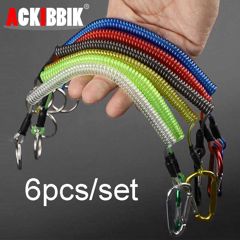 Ackibbik 6pcs 카라비너 ​​낚시 밧줄이있는  - Fishing Kayak Paddle Leash 리뷰 및 가격