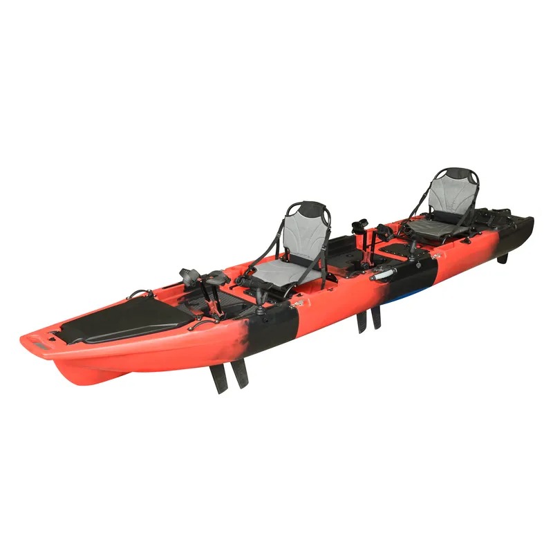 핫세일 14피트 2인승 더블 페달 시트온탑 카약 모듈형 - Fishing Kayak Sit In 리뷰 및 가격